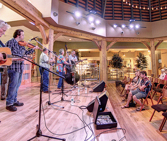Heartwood interior Crooked Road concert music credit Jason Barnette