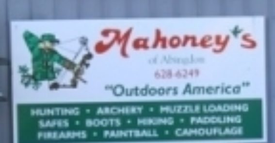 Mahoney's exterior sign