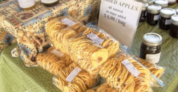 Abingdon Farmers Market dried apples credit Jason Barnette