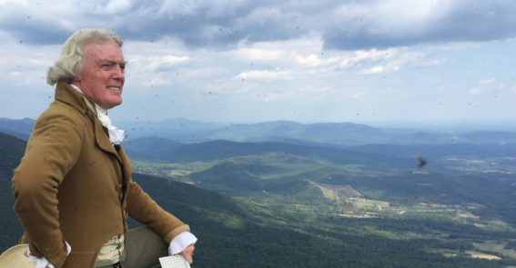 Thomas Jefferson Impersonator For Historical Society Of Washington County