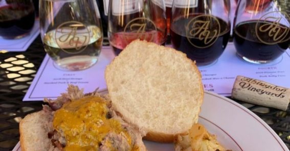 Flights-n-bites at Abingdon Vineyards