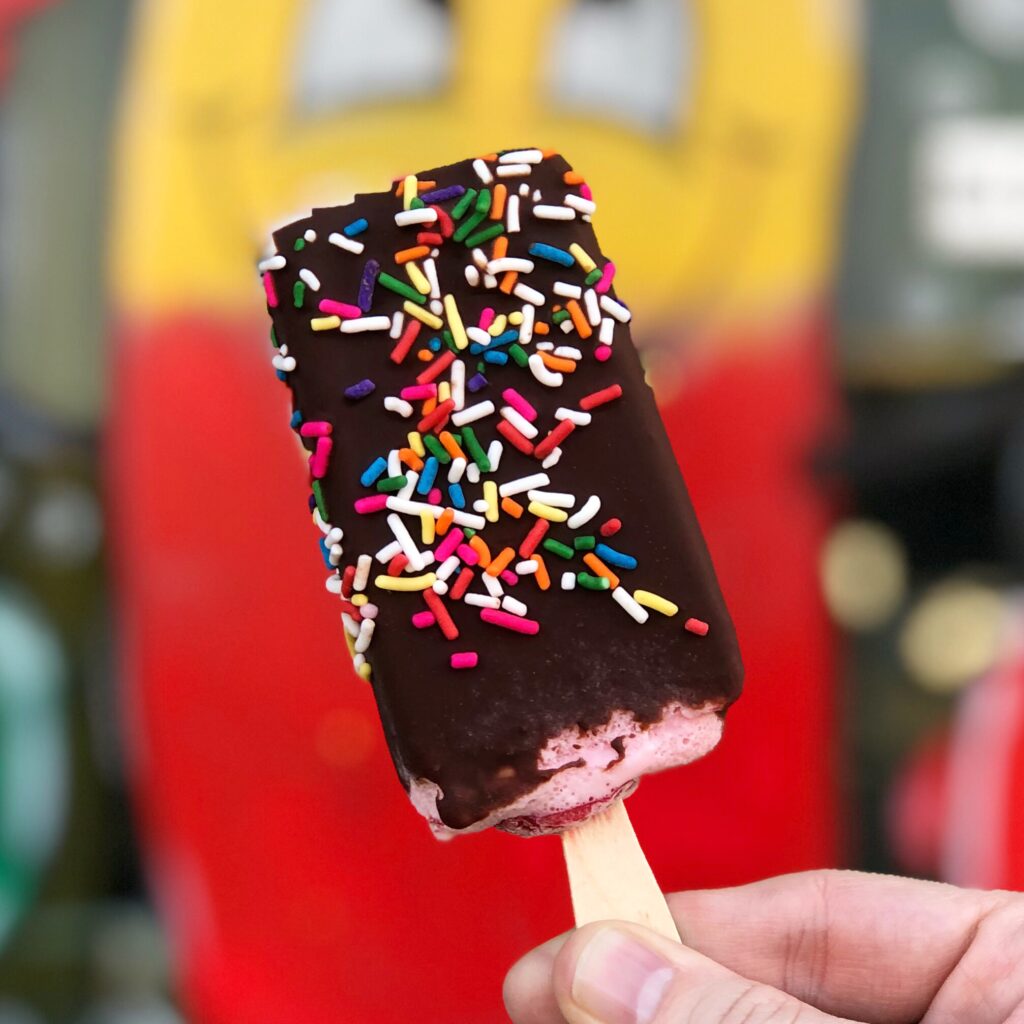 chocolate covered popsicle