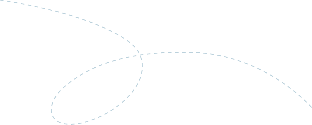 A blue dashed line forms a curved, abstract shape against a white background in Williamson County, Tennessee.