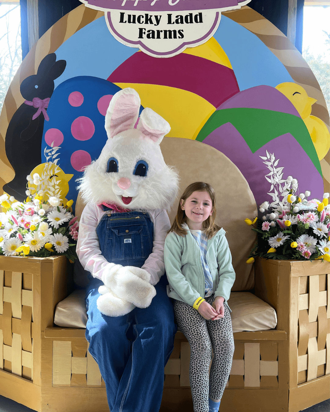 Breakfast with the Easter Bunny at Lucky Ladd Farms