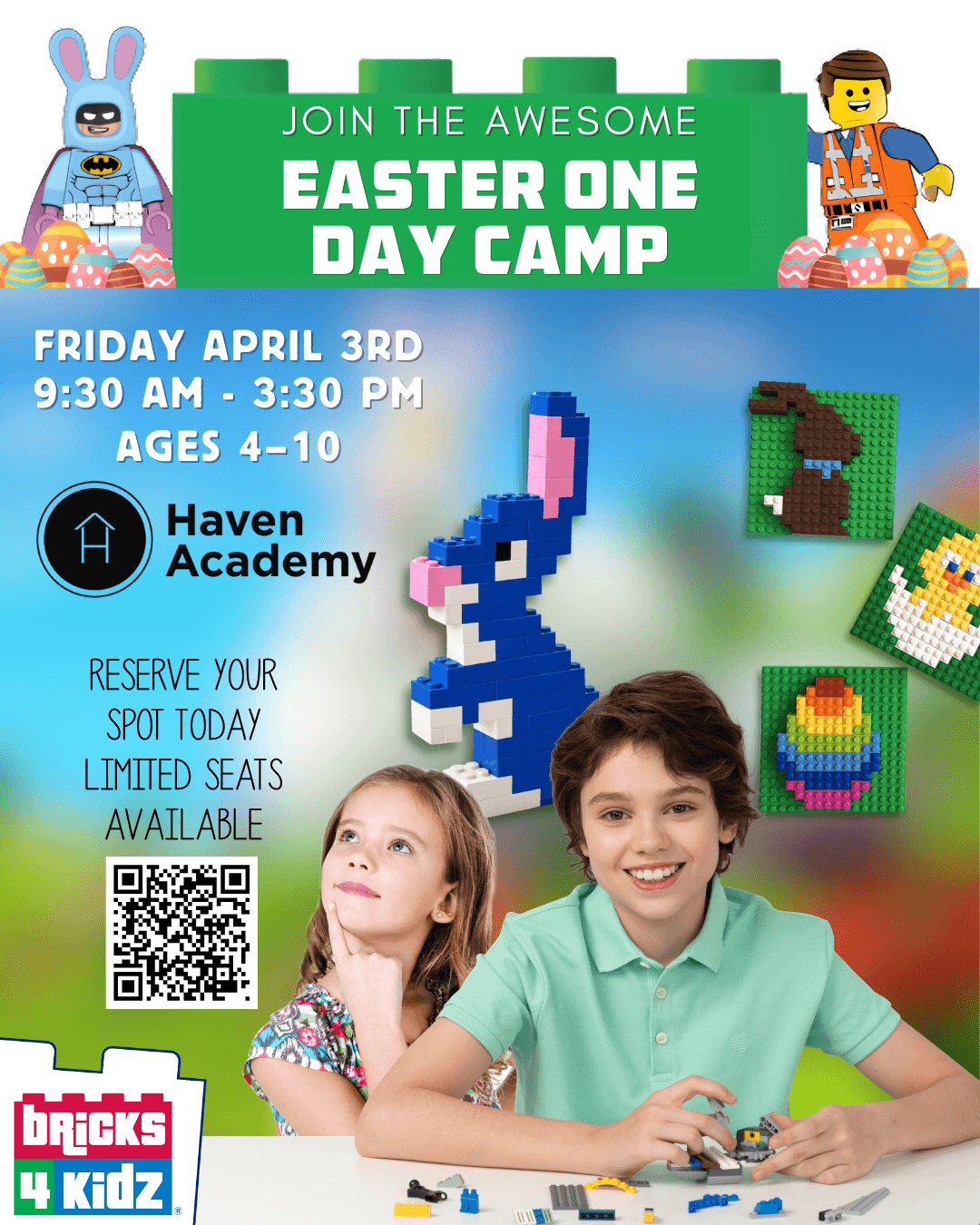 One-Day Easter LEGO Camp - Haven Academy One-Day Easter LEGO Camp – Haven Academy