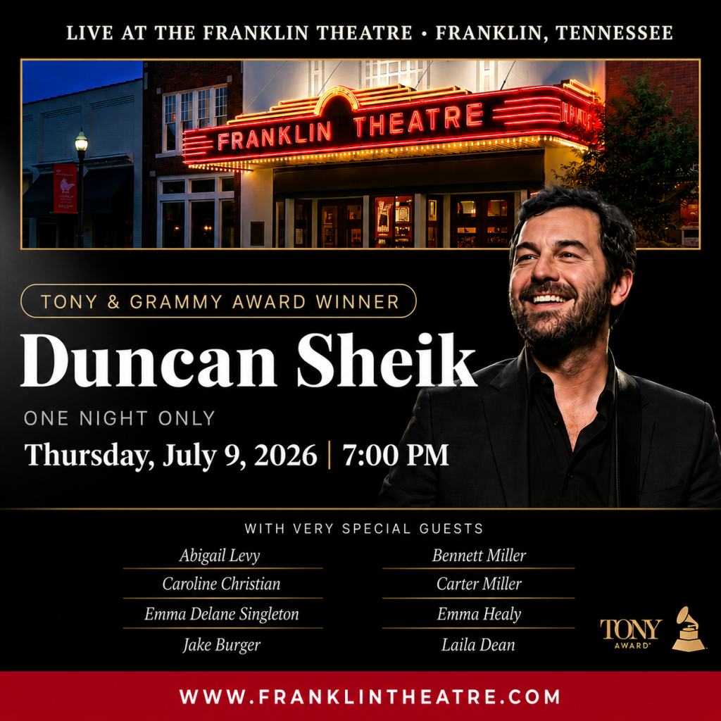 Grammy and Tony Winner Duncan Sheik with Special Guests