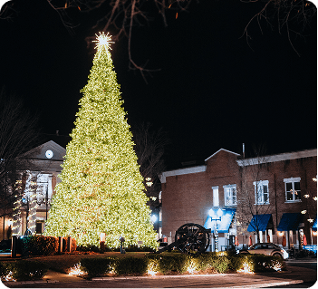 A Hallmark Christmas Escape Christmas Tree Lighting on the Square