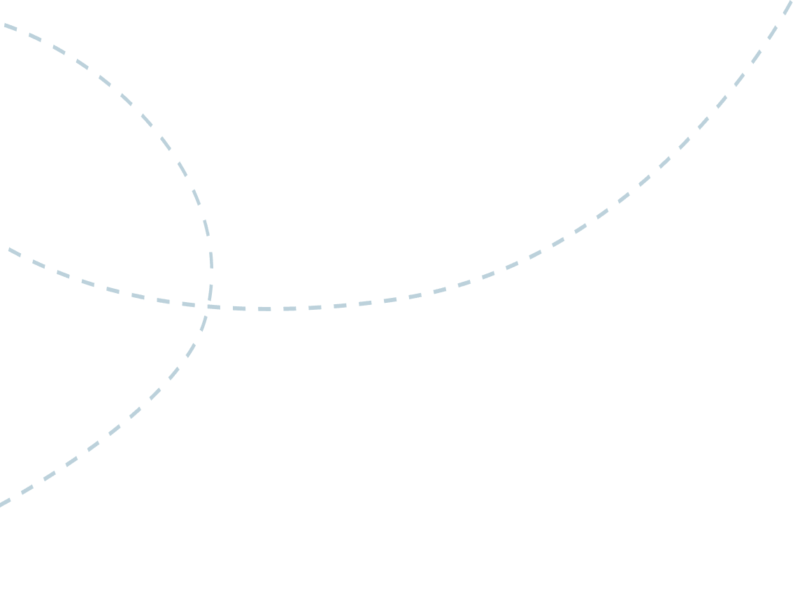 A Hallmark Christmas Escape Three intersecting dashed light blue curves on a white background in Williamson County, Tennessee.
