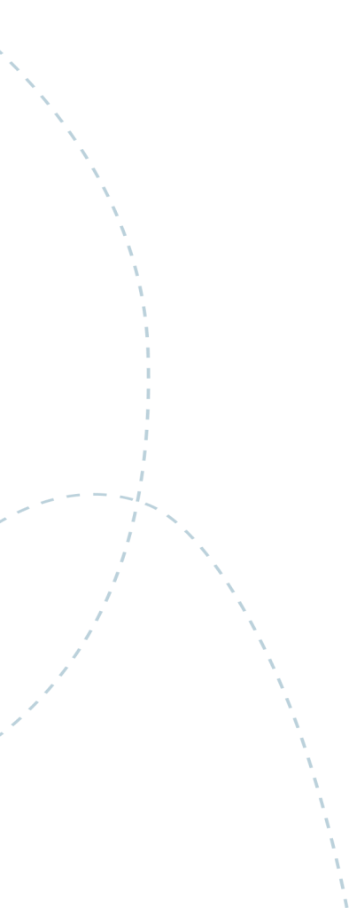 Visitor Center Two intersecting dashed light blue circular arcs on a white background in Williamson County, Tennessee.