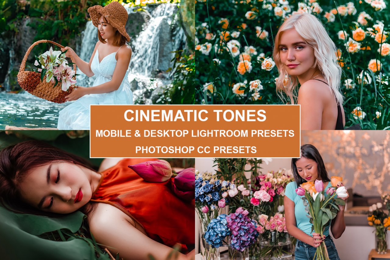 Film Looks Desktop and Mobile Lightroom Presets Insta Travel