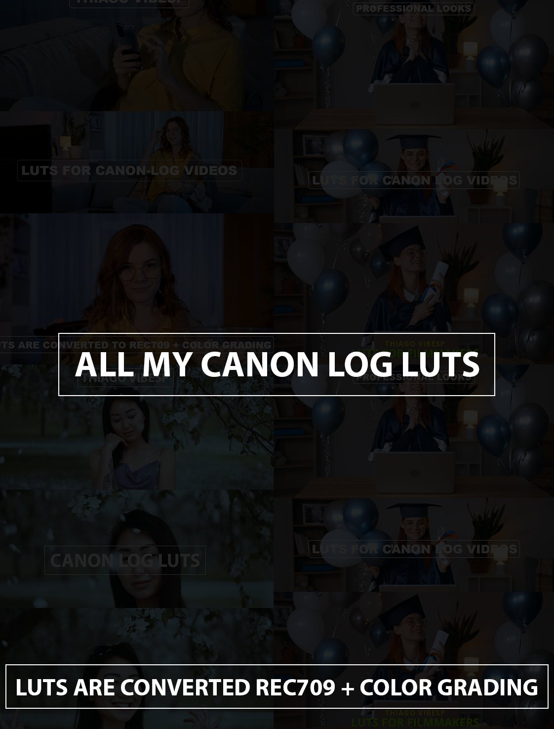 All my Professional Canon Log LUTs Pack
