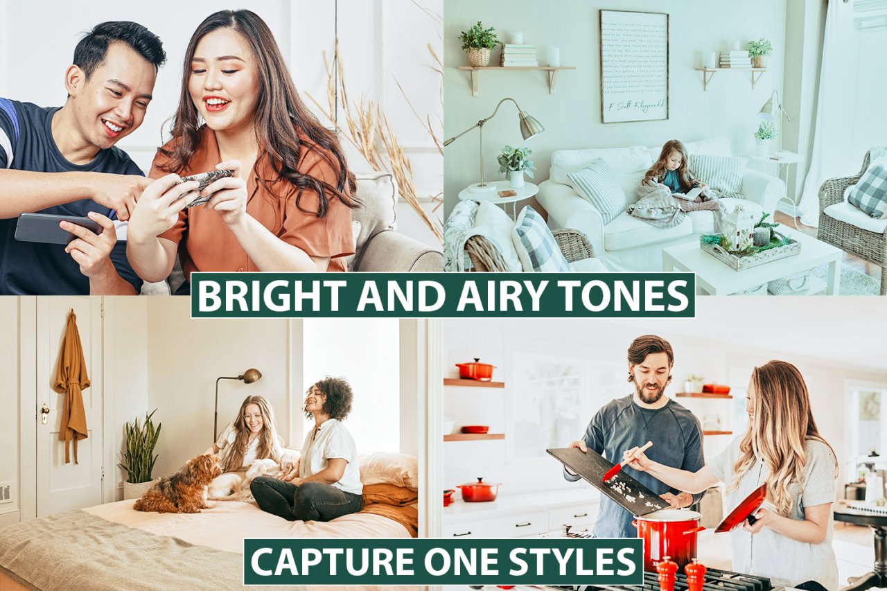 Bright and Airy Tones Styles for Capture One Pro