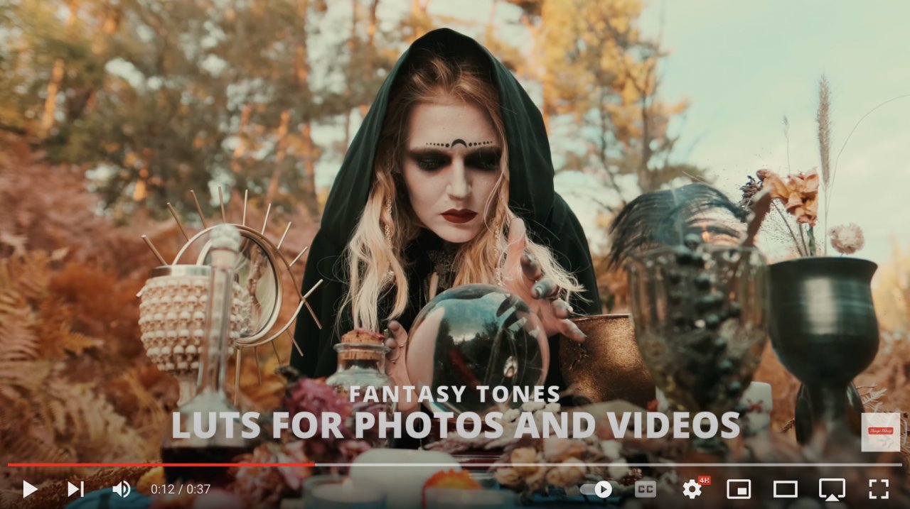 Fantasy & Halloween Tones - LUTs for Photos and Videos