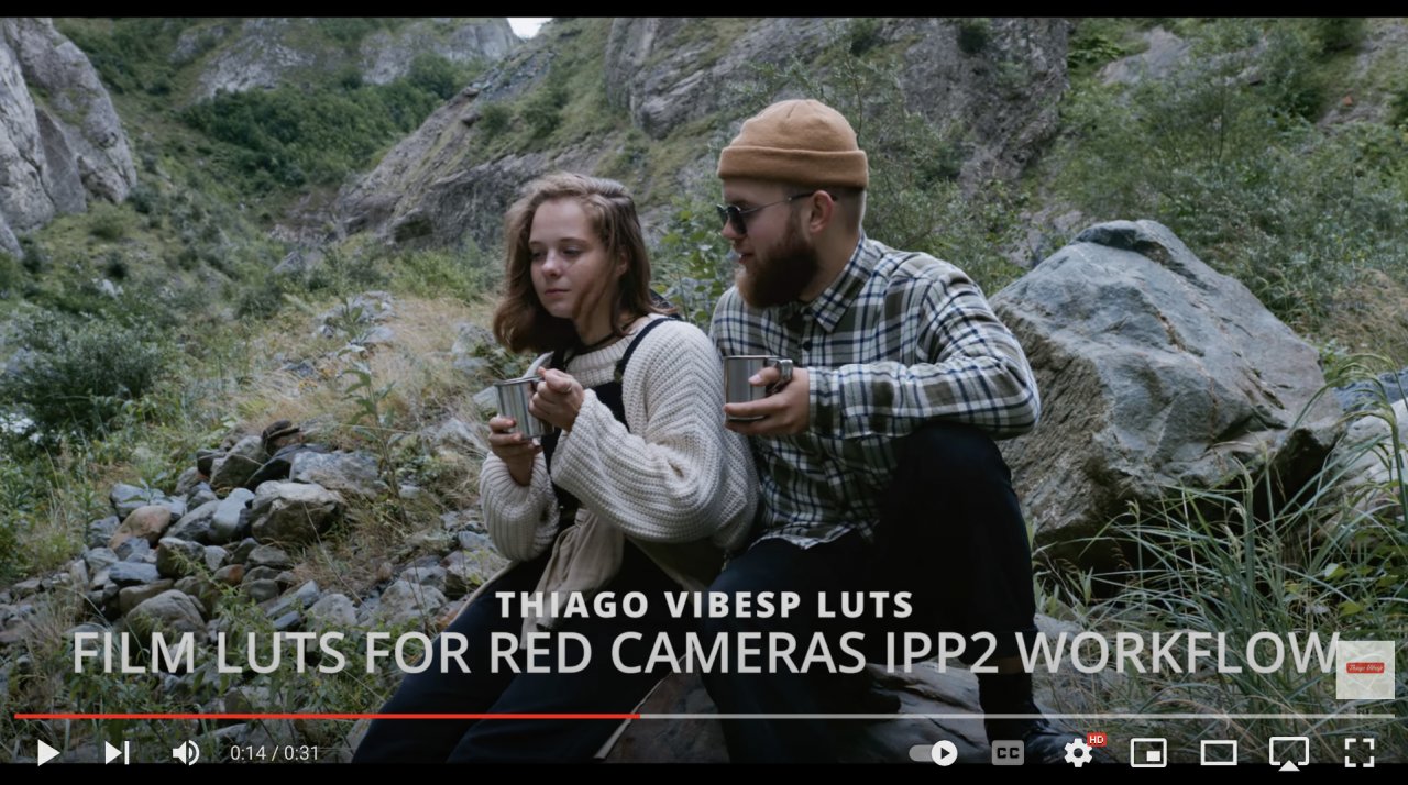 Film Emulation LUTs for Red Cameras Red Komodo, VRaptor, Raven