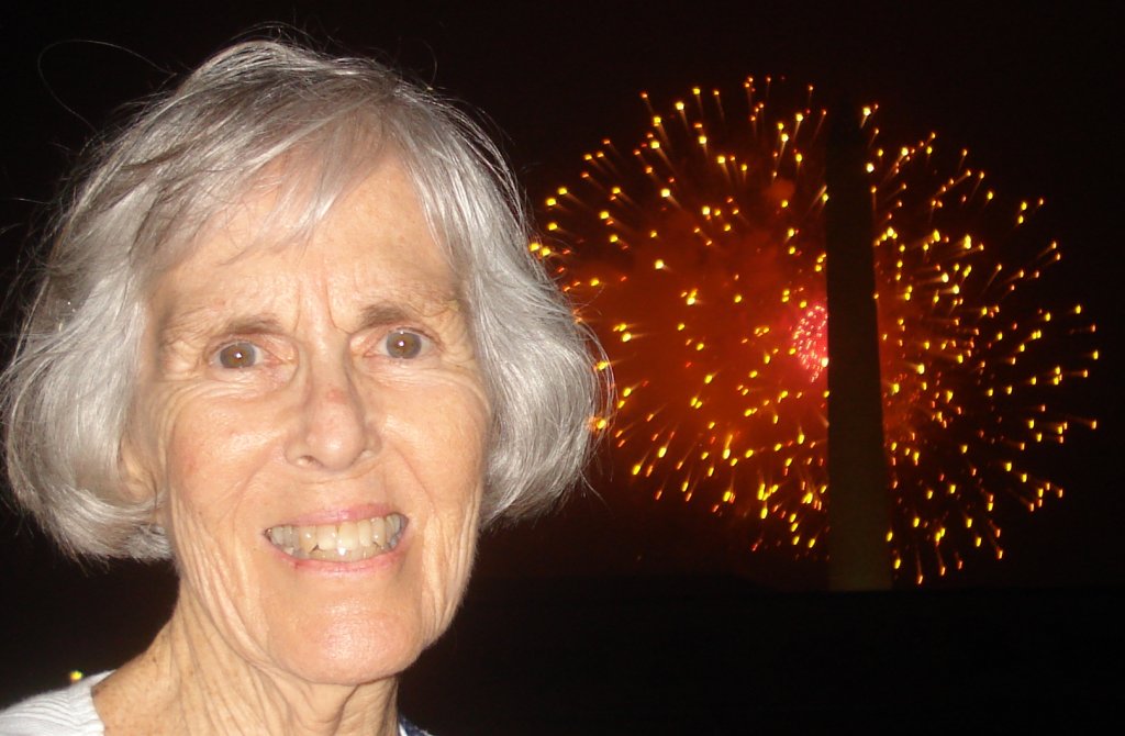 Carol - GW Monument.JPG