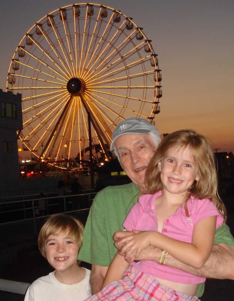 Pop Pop - Anna and this time Tommy.JPG