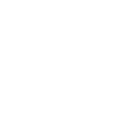 A white circle with a transparent water drop icon with an exclamation point in the center