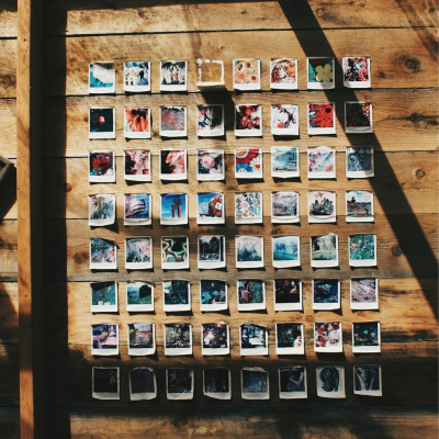Decorative photo wall