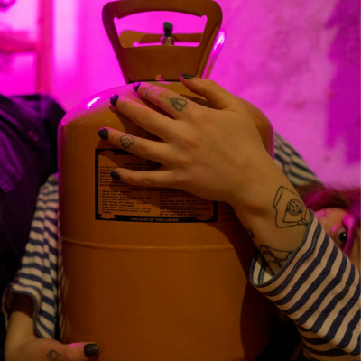 Helium tanks