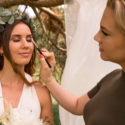 Wedding hair + makeup