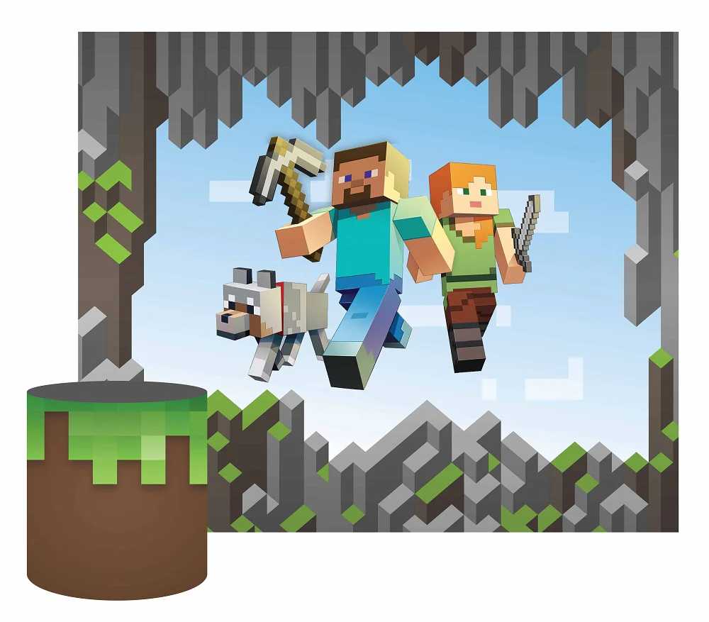 Minecraft Rectangle Backdrop Package thumbnail 1