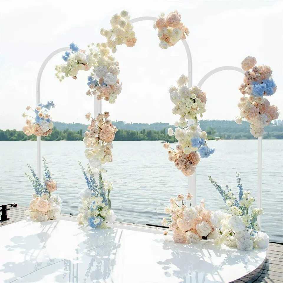 Semi Circle White Wedding Platform thumbnail 3