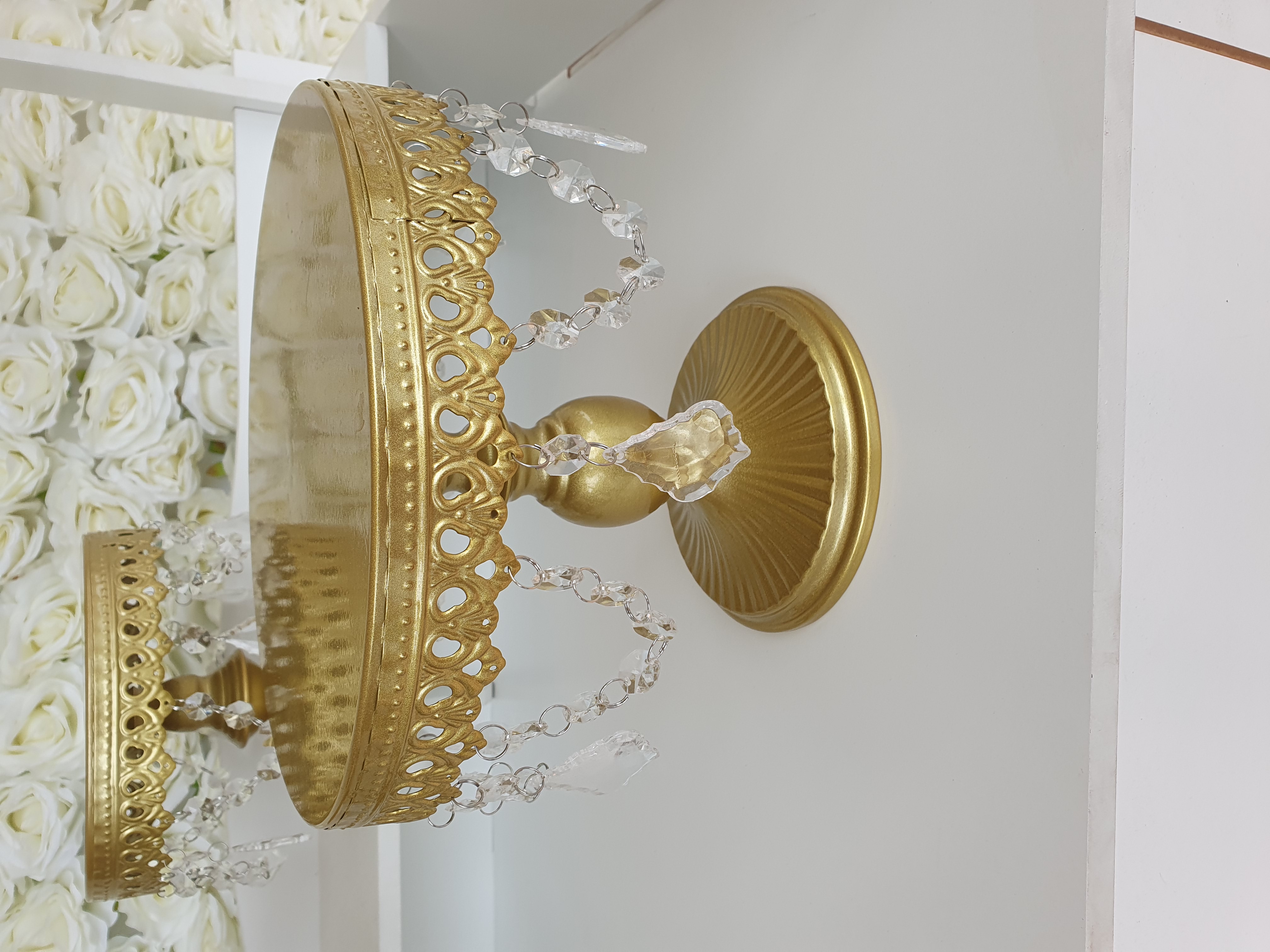 Gold Cake Stands thumbnail 4