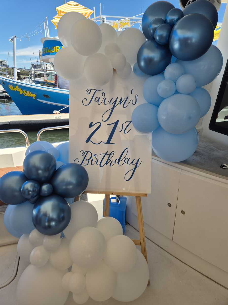 Personalised Sign and Balloon Garland thumbnail 4