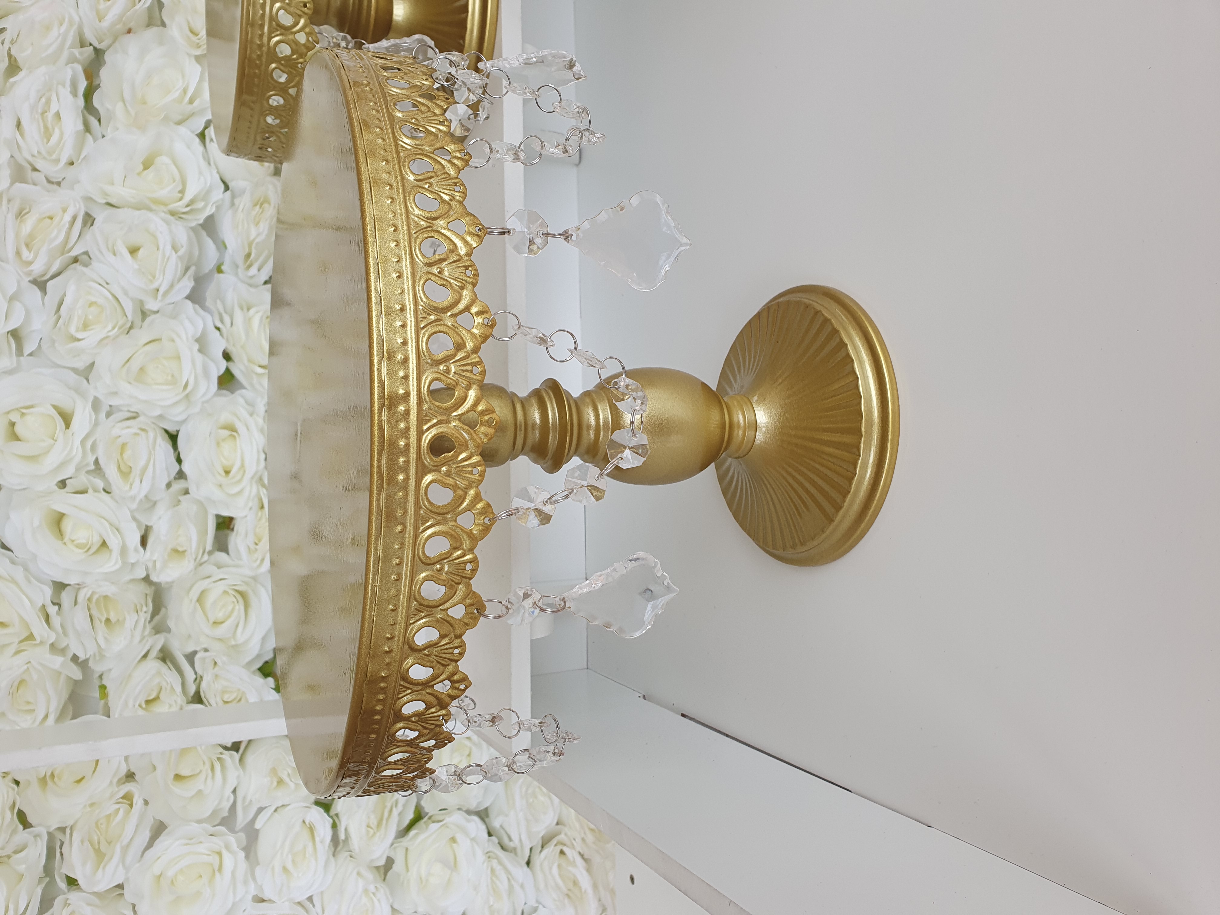Gold Cake Stands thumbnail 3