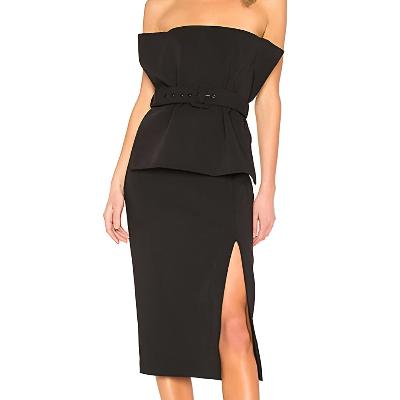 Asilio Revolution Square Bustier Dress Black Size S