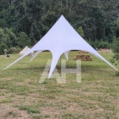 14 Meter Marquee Star Shade Large Marquee Hire – Stylish Event Shelter