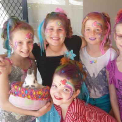 Glamour girl party-Glamour Face painting Party Package (ages 9 and up) thumbnail 3