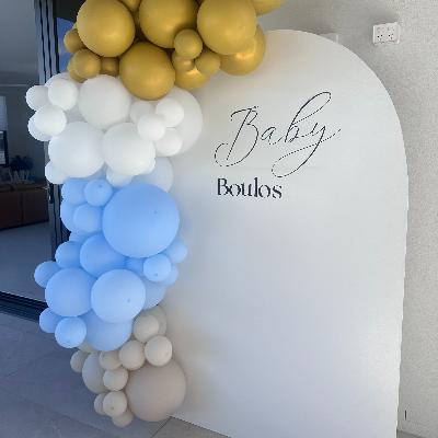 "Stay Classic" Backdrop & Balloon Garland Package