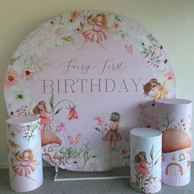 Fairy First Birthday Backdrop thumbnail 1