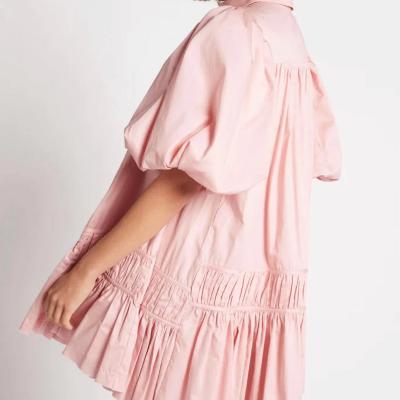 AJE Yvette Smock Mini Dress Pink Size 10 thumbnail 2