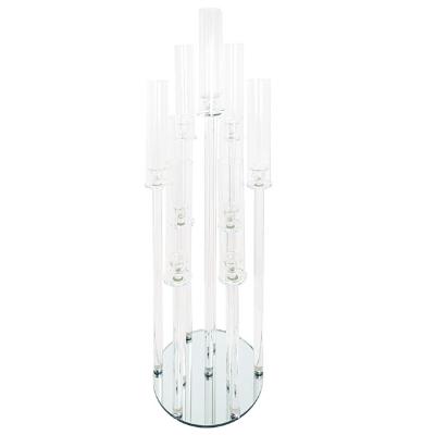 Crystal Candelabra - 10 Glass Candleholders