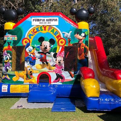 Mickey Disney Jumping Castle Combo thumbnail 1
