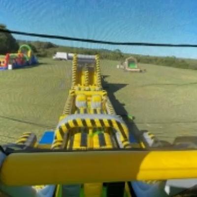 45m Nuclear Inflatable Vertical Scream Obstacle Course thumbnail 2