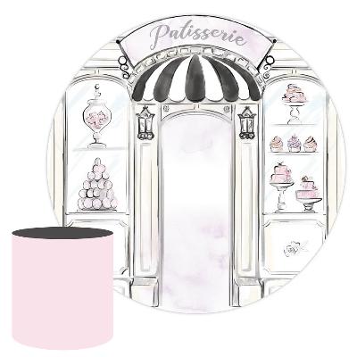 Patisserie Round Backdrop Package