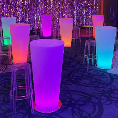 LED Round Dry Table