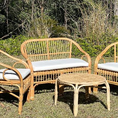 Rattan 4 Piece Setting thumbnail 2