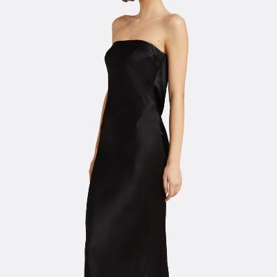 Bec and Bridge Moondance Strapless Maxi Dress in Black Size 6 thumbnail 4