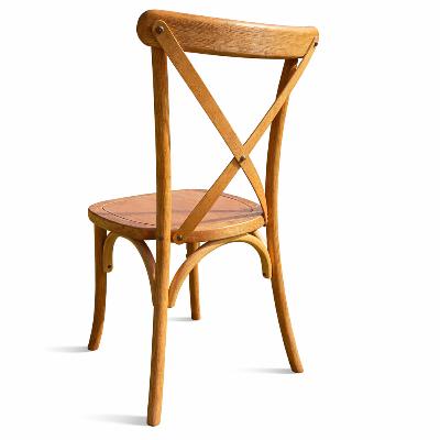 Chair - Premium Crossback Oak Real Timber thumbnail 2