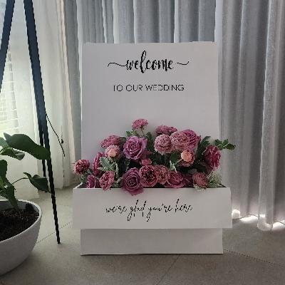 Welcome Sign Flower Box thumbnail 3