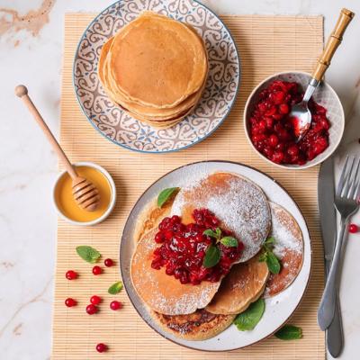 Fresh & Fluffy Pancakes -morning Tea thumbnail 1