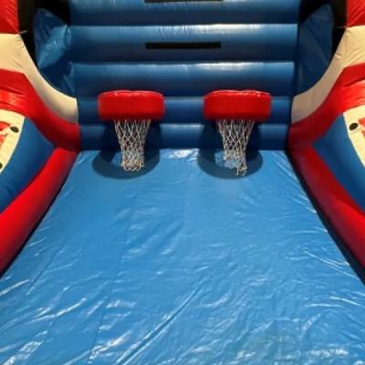 Double basketball hoops inflatable thumbnail 2