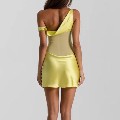 Natalie Rolt Elodie Mini Dress - Size 0 (XS) Chartreuse thumbnail 3