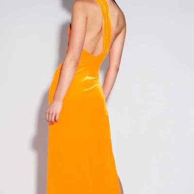 Effie Kats Lana Gown - Orange Size XS thumbnail 2