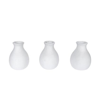 White Ceramic Bud Vase thumbnail 2