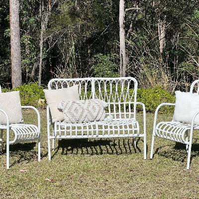 Hampton Cane 4-Seater Lounge Set thumbnail 2